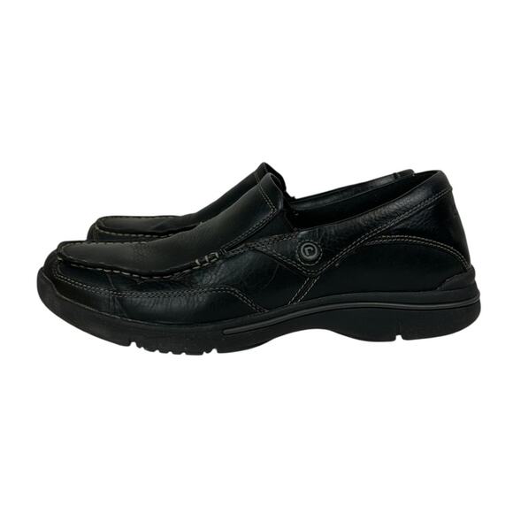 Men\'s Rockport Eberdon Black Leather Slip On Loafers Size 9 main image 6